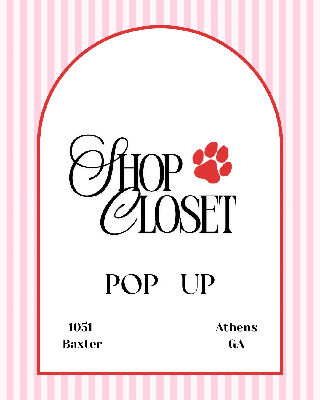 Shop Closet X Athens Pop-Up Shopping Event