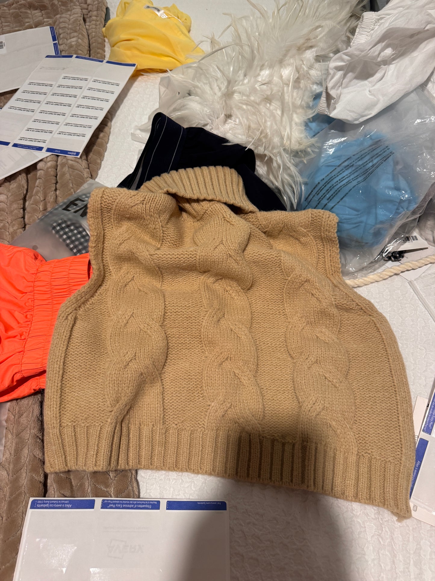 Cloud Ten Carmel Cableknit Sweater