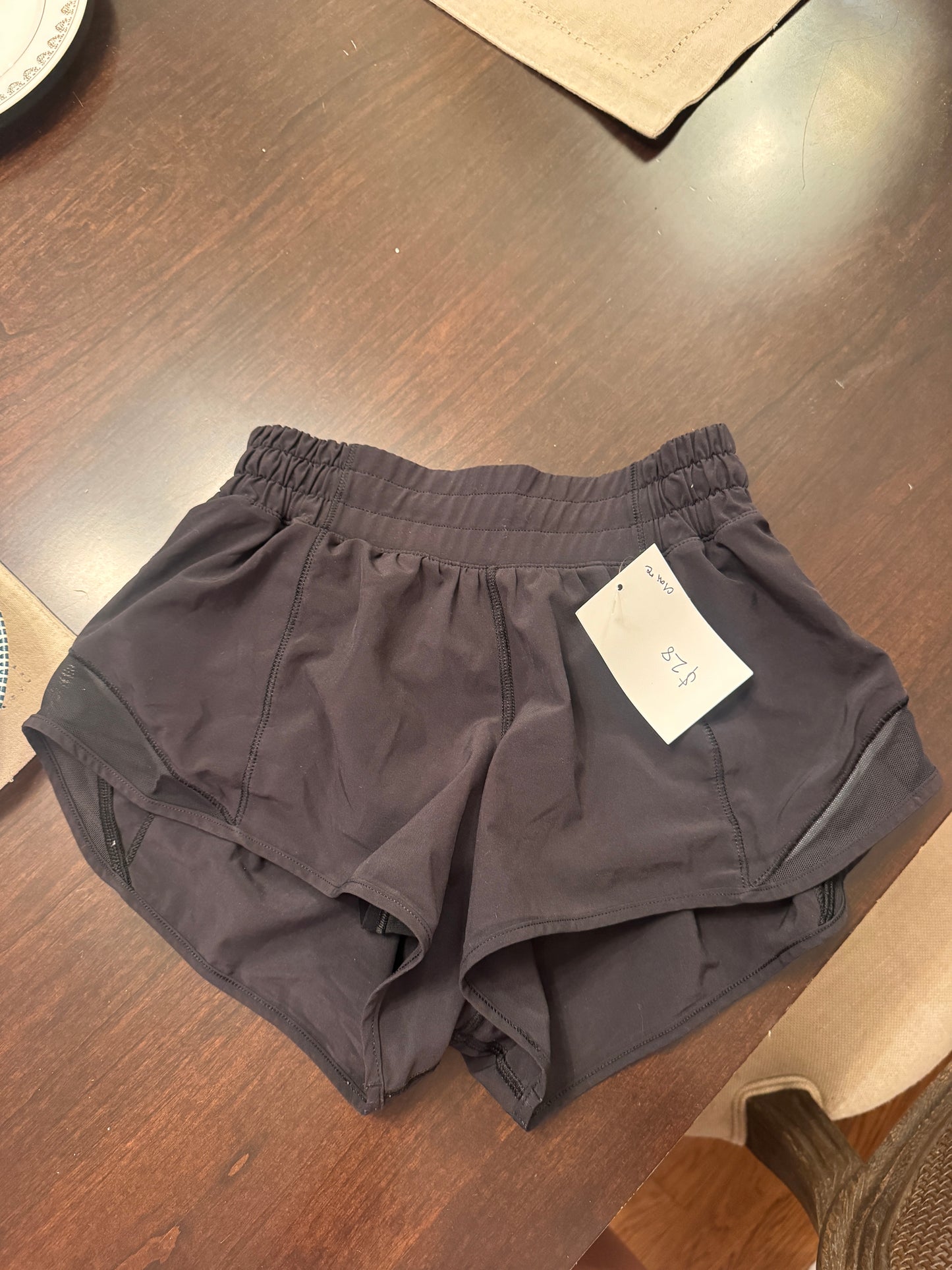 Lululemon Black Hotty Hot Shorts