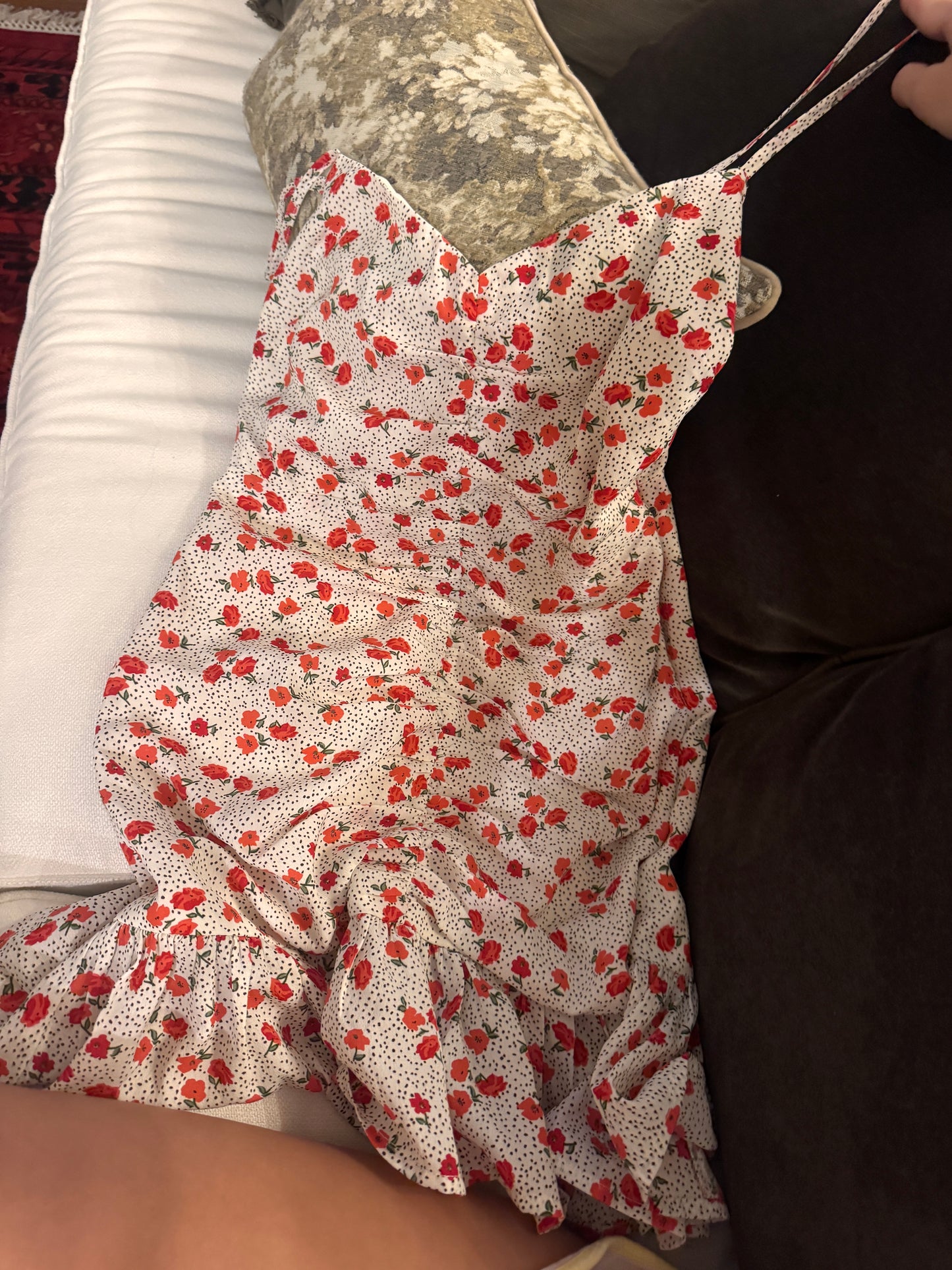 Urban Outfitters Red Floral Dress