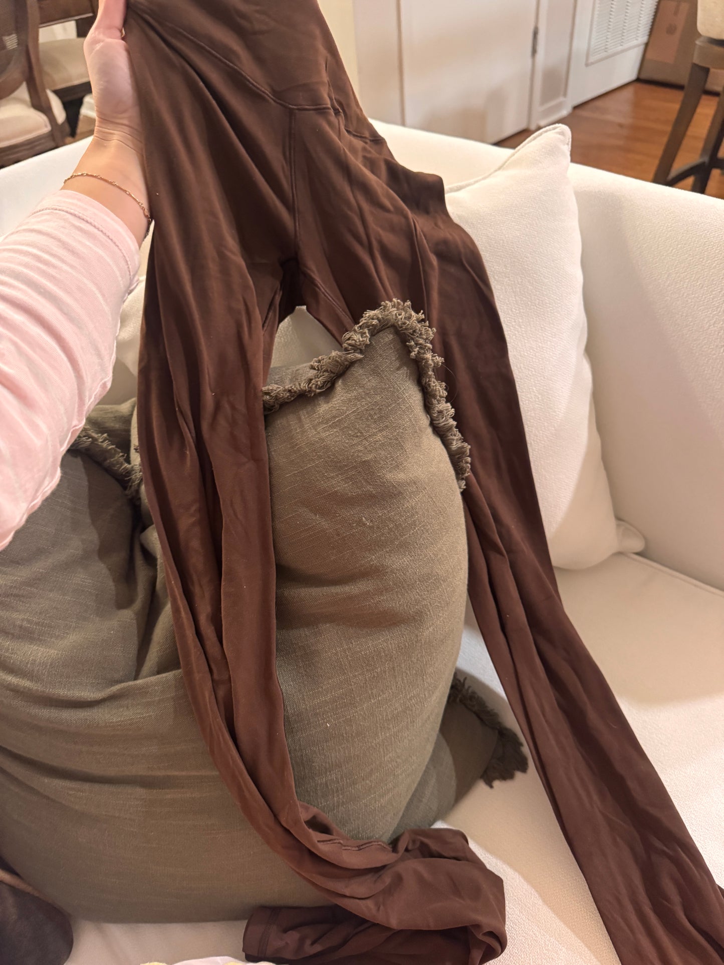 Aerie Offline Brown Flare Leggings