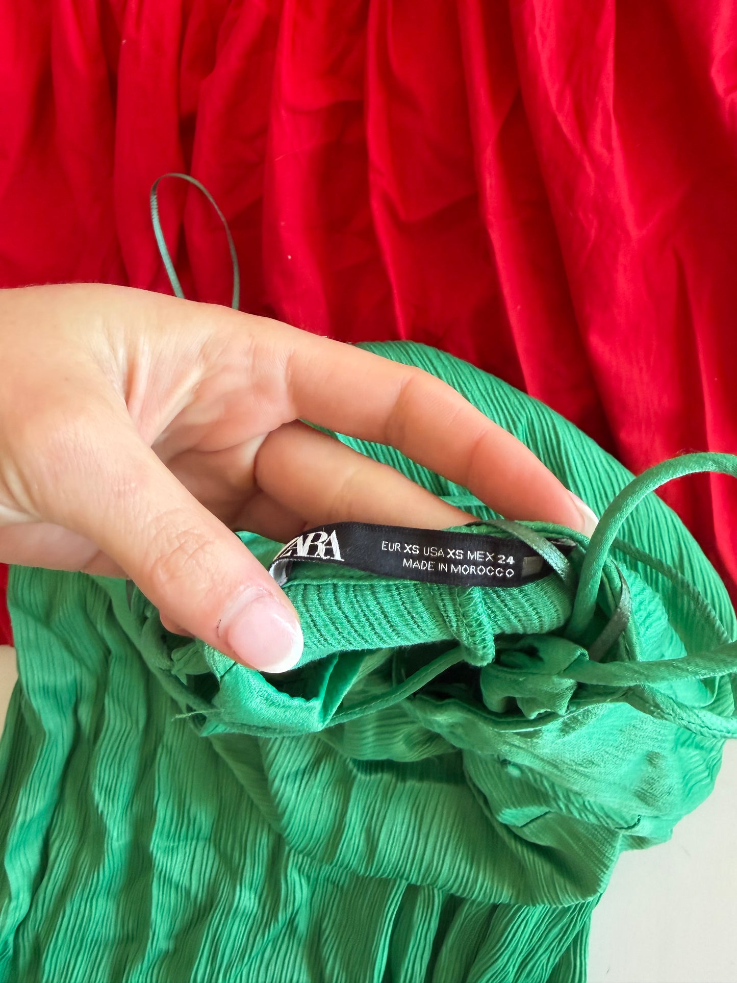 Zara Green Dress