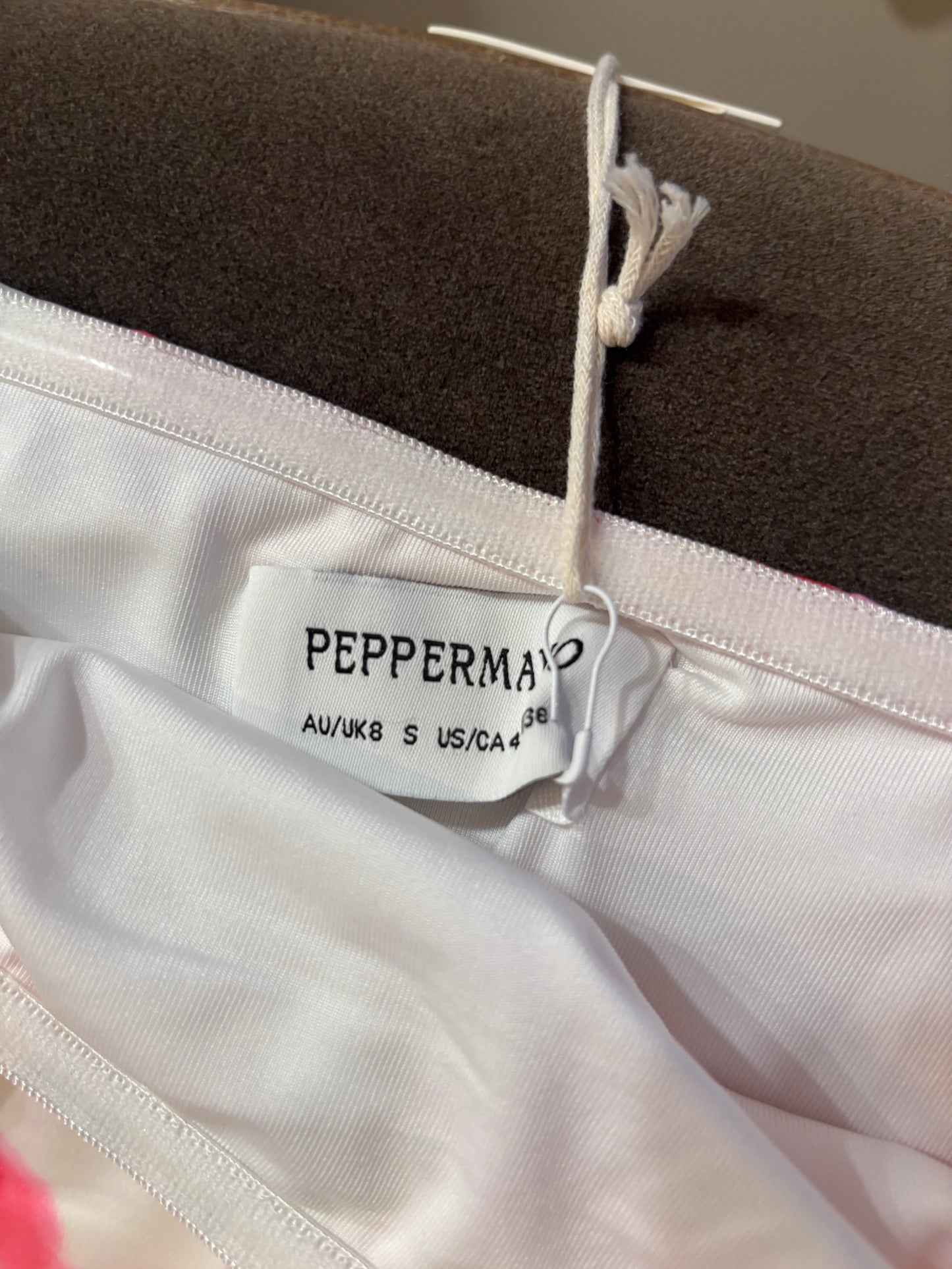 Peppermayo white floral maxi dress