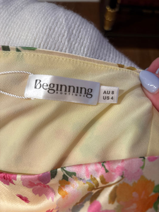 Beginning Boutique Yellow and Floral Set ($62 FOR SET)
