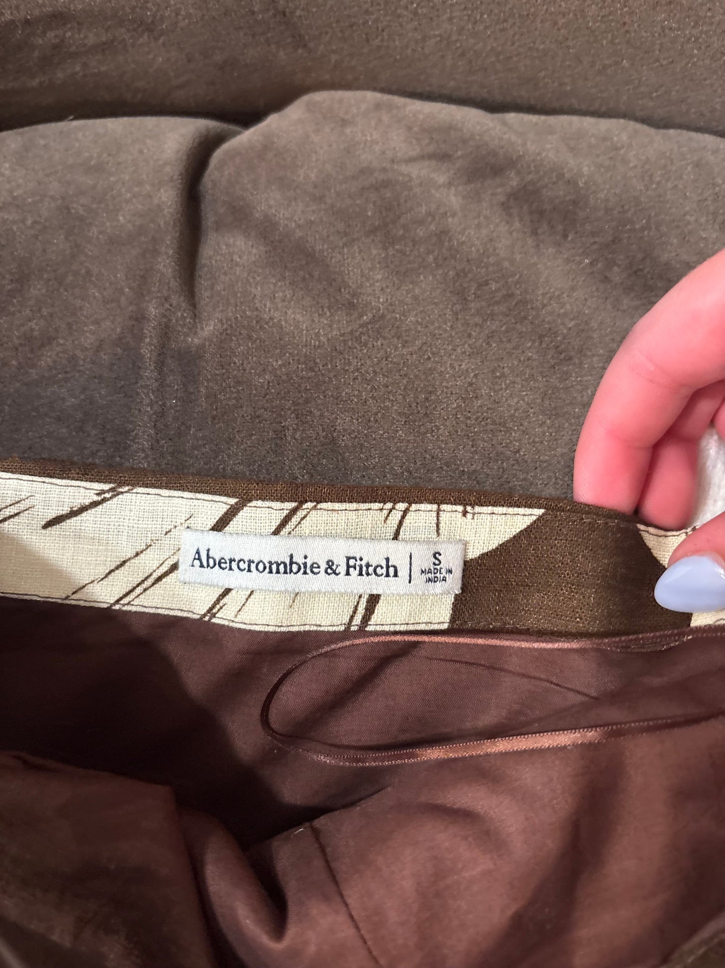 Abercrombie and Fitch brown mini dress