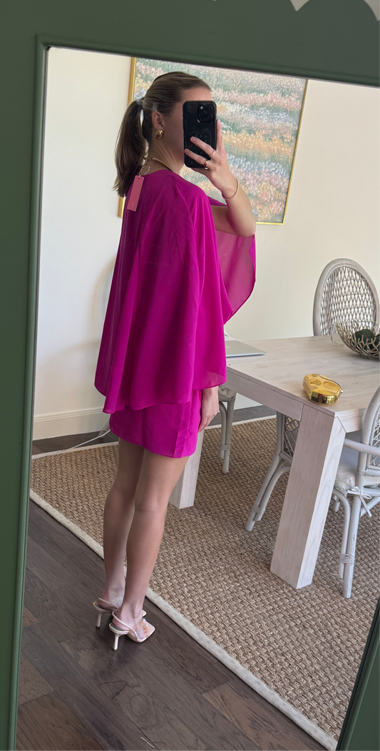 Amanda Uprichard Pink Flow Dress