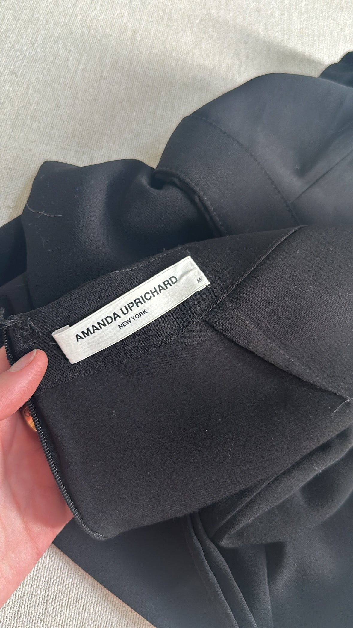 Amanda Uprichard Black Mini Skort