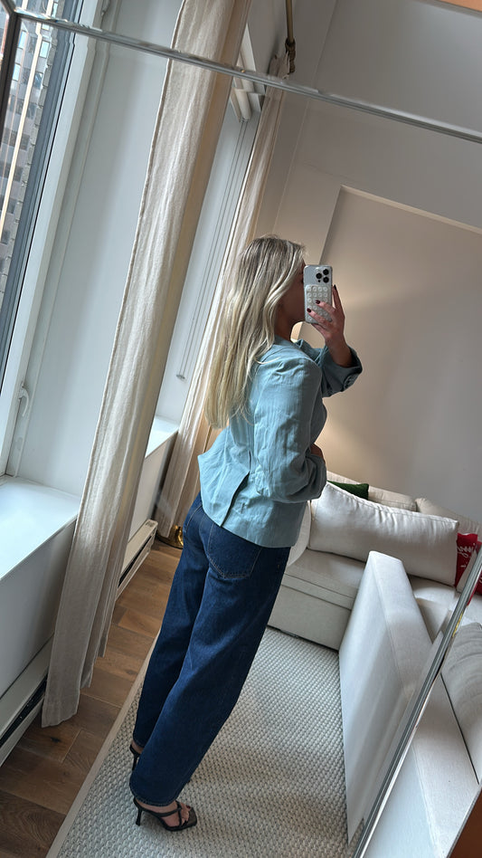 KOTN Linen Blue Blazer