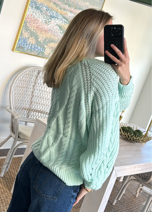 Cable Knit Cozy Sweater