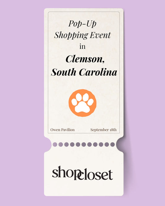 Shop Closet X Clemson Pop-Up Event