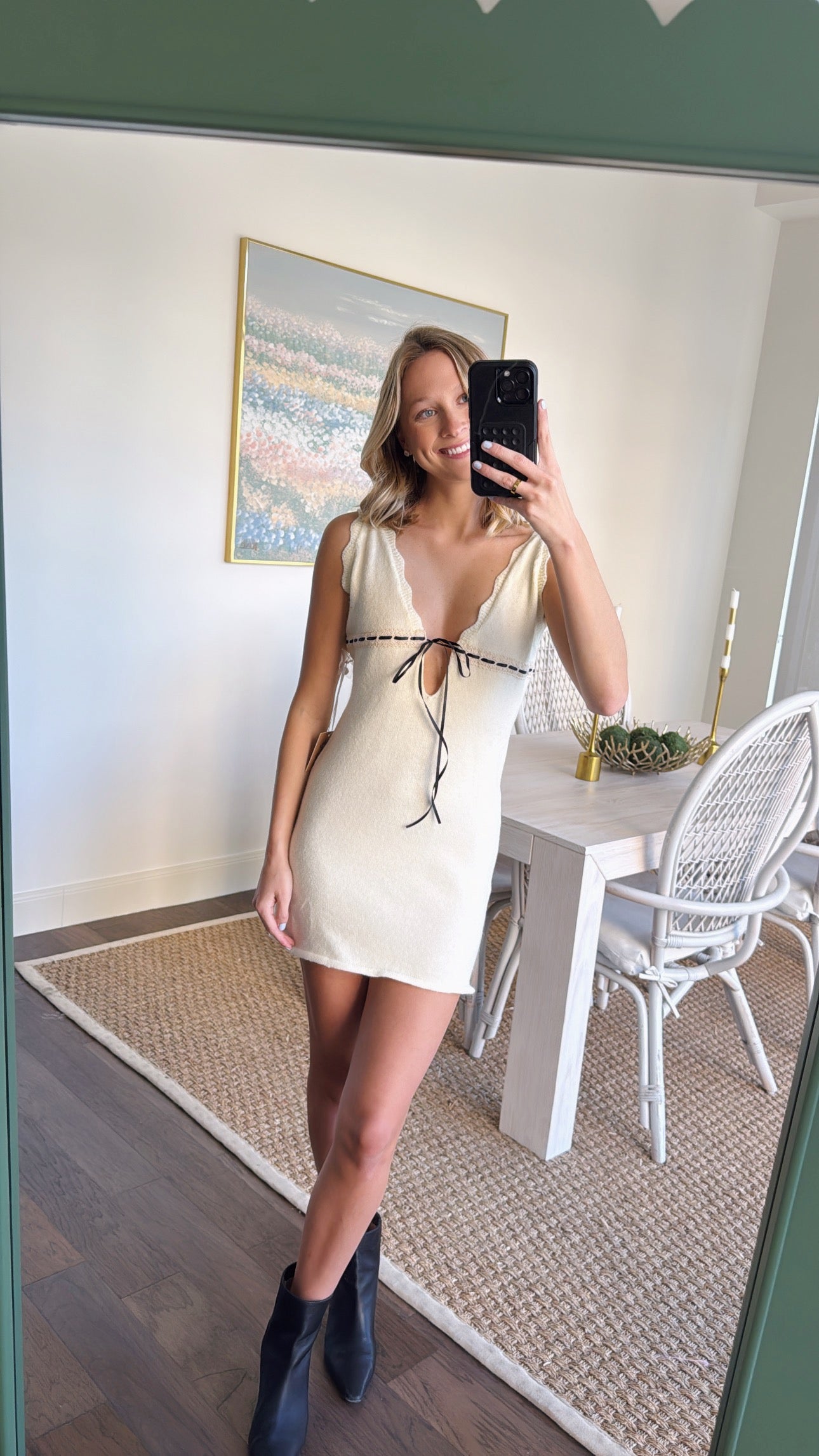 Bella Bow Mini Dress