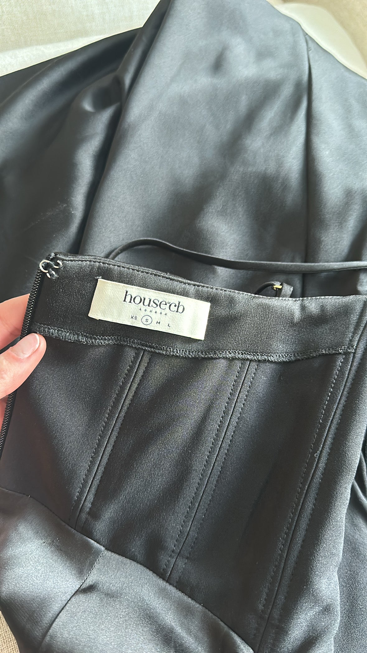 House of CB Black Gown
