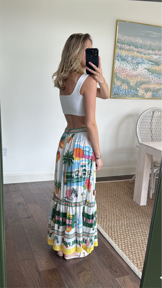 Rachel Zoe Tropical Skirt