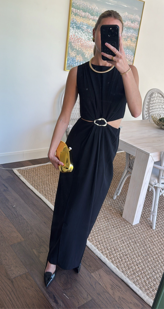 Edit by Nine Gold Accent Maxi Dress