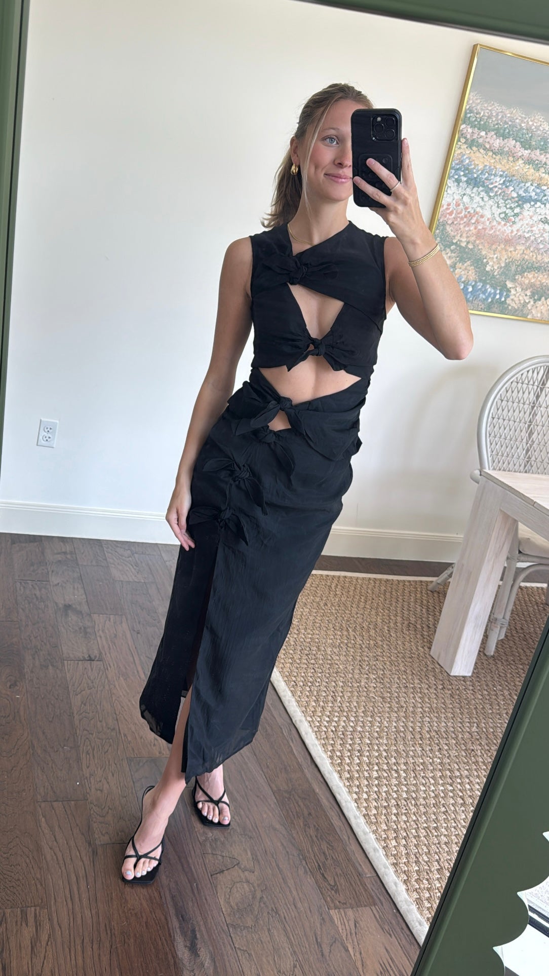 The Wolf Gang Bow Cutout Dress