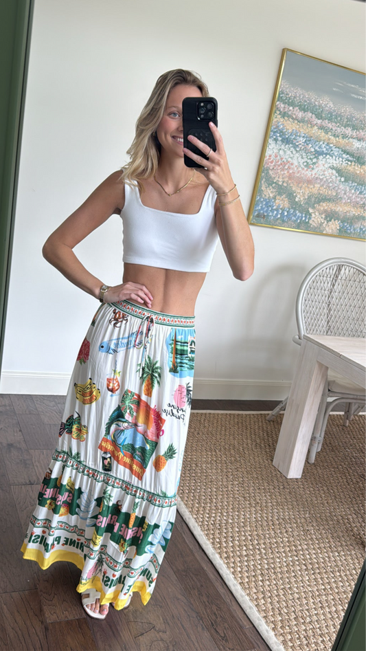Rachel Zoe Tropical Skirt