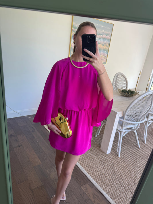 Amanda Uprichard Pink Flow Dress