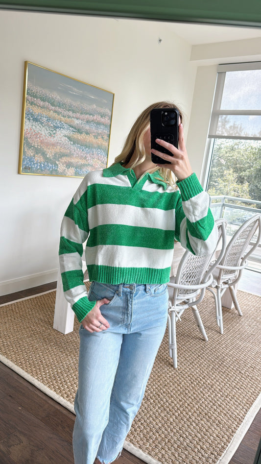 Lucky You Striped Sweater