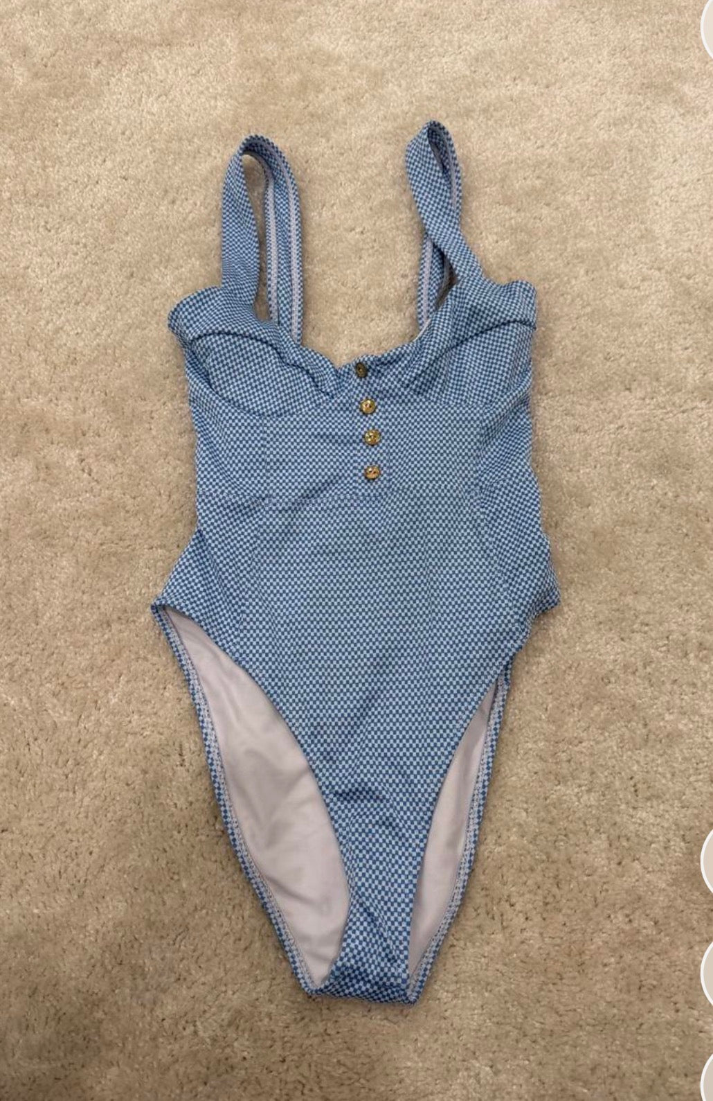 Tularosa One Piece Blue Swimsuit