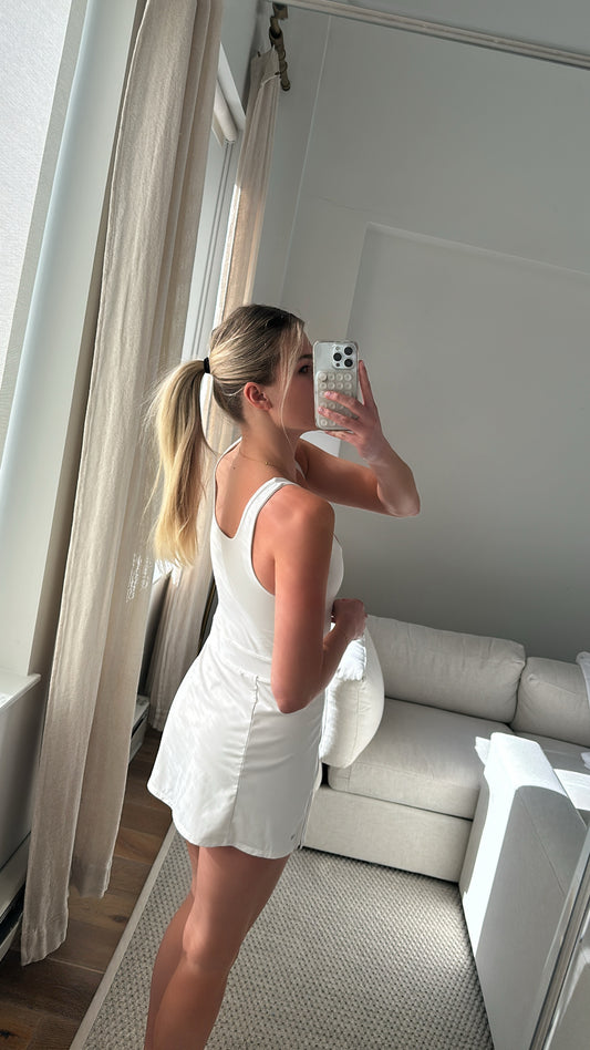 Split 59 White Tennis Dress