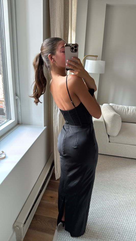House of CB Black Gown