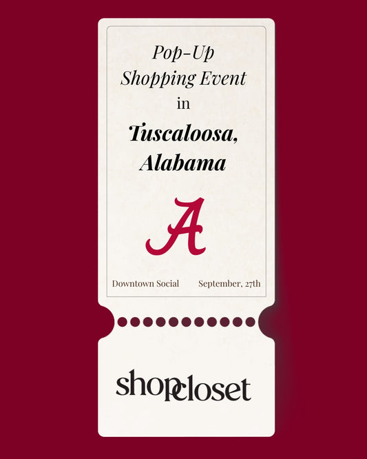 Shop Closet X Tuscaloosa Pop-Up Event