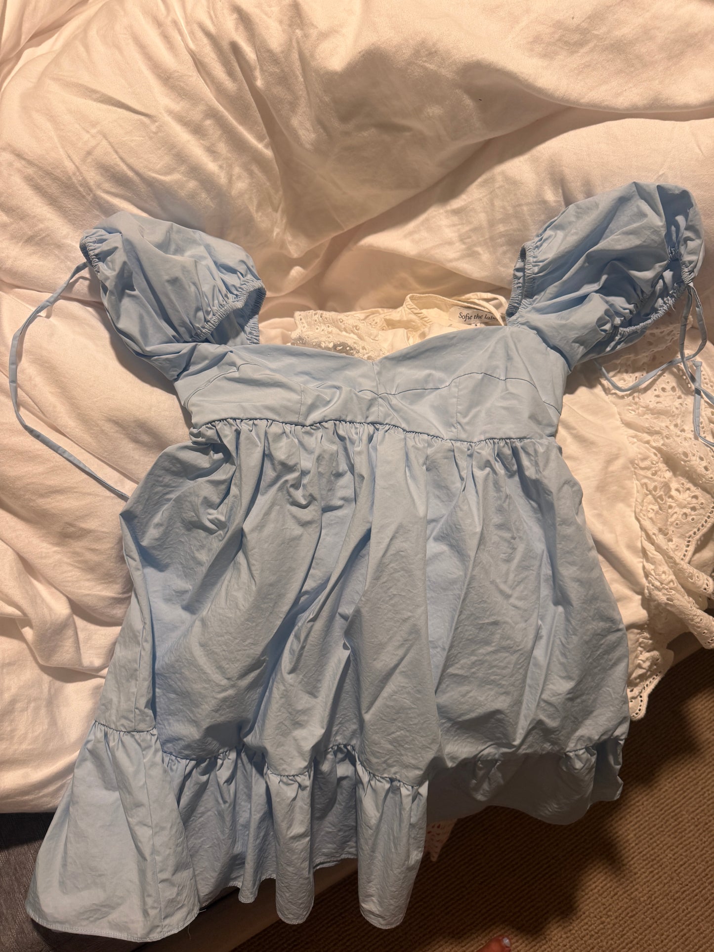 Olivaceous Blue Mini Dress