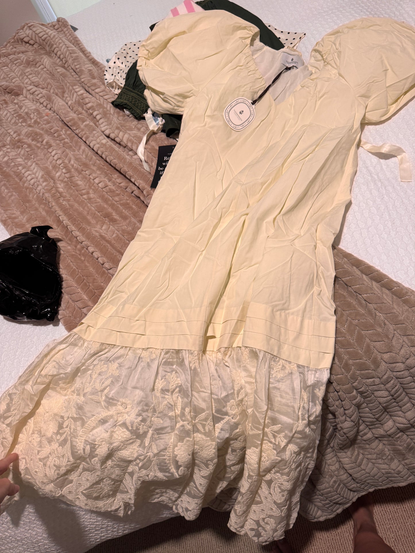 Tuckernuck Cream Lace Dress