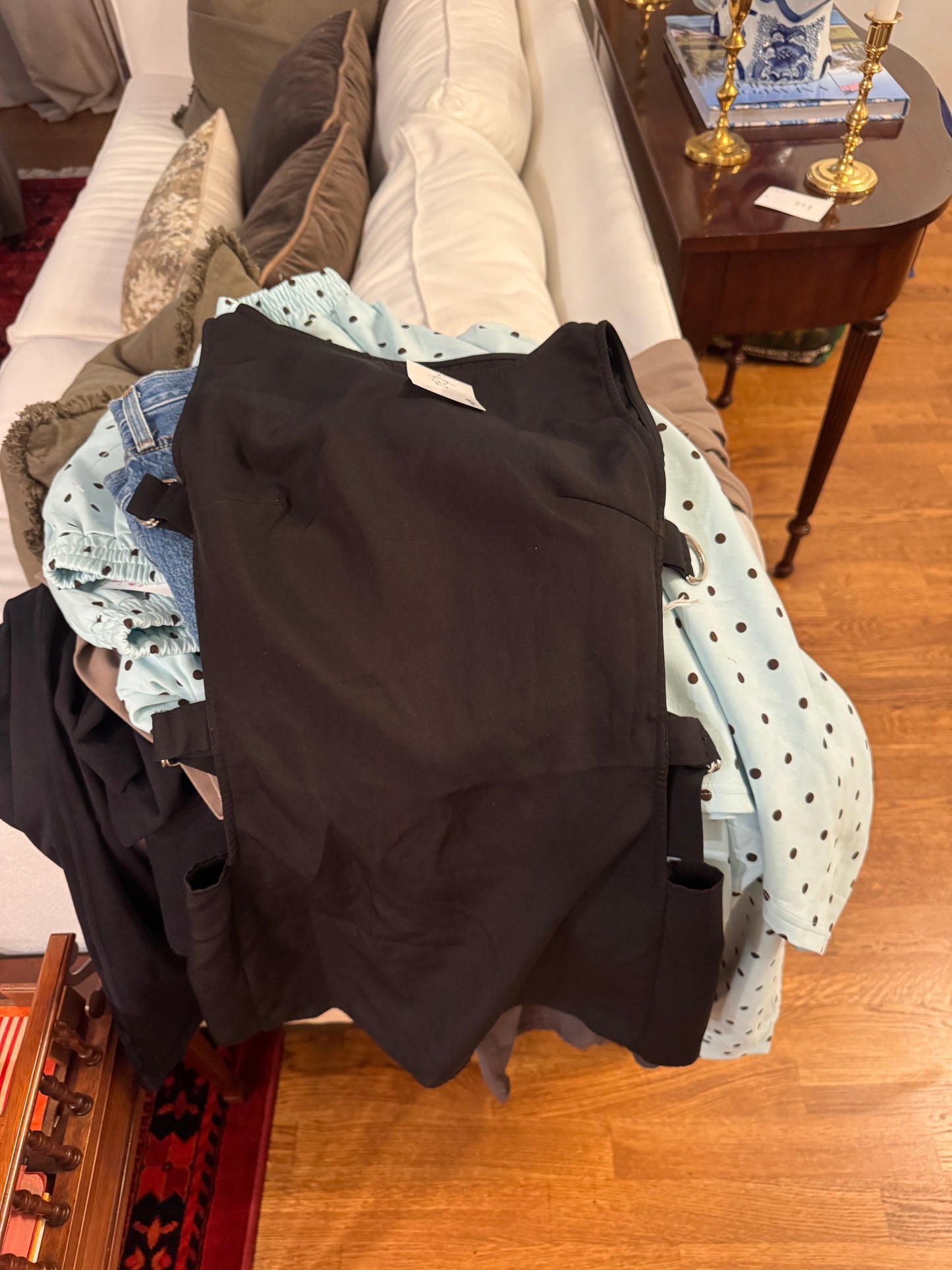 Peppermayo Black Ring Mini Dress