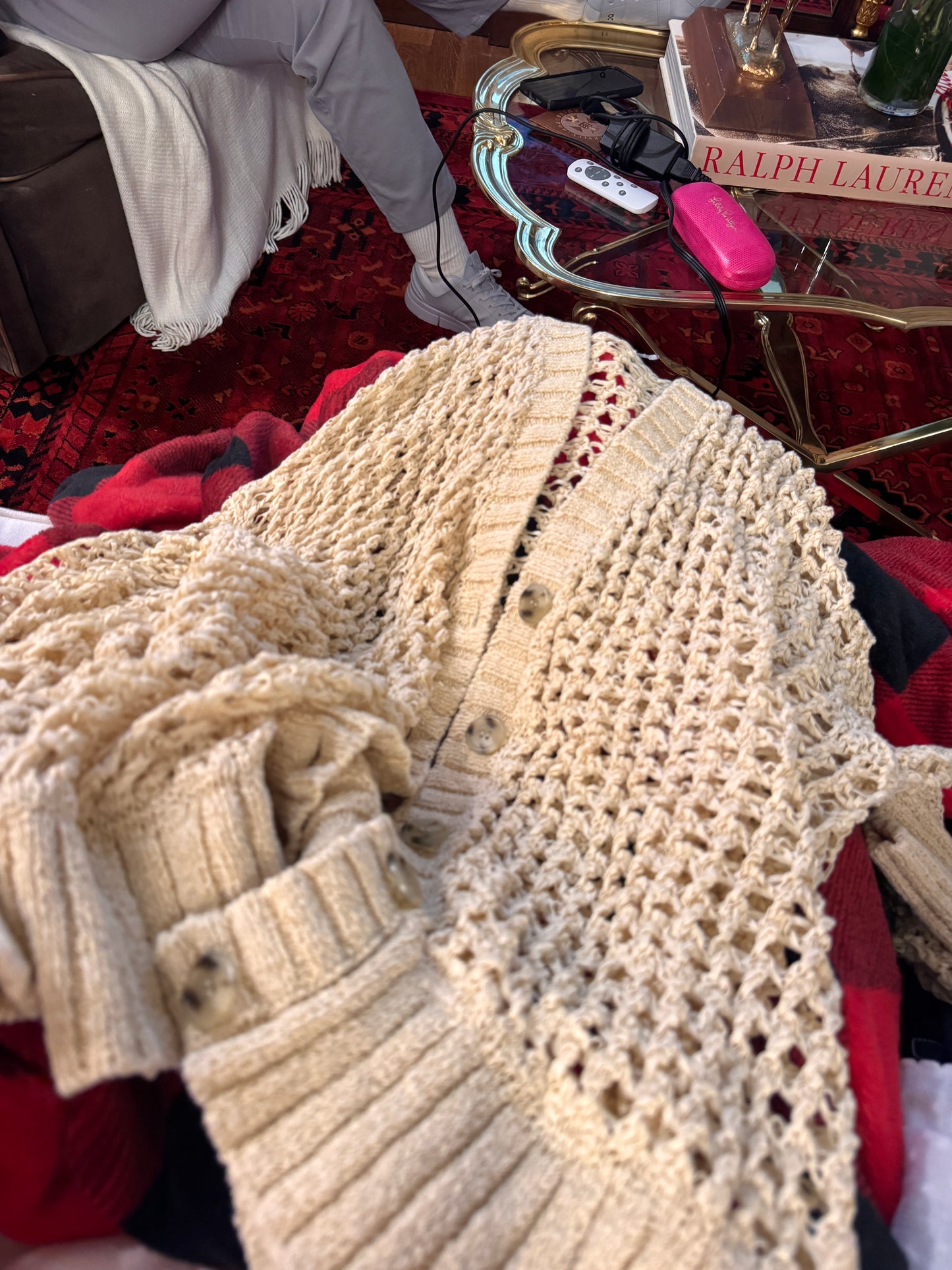 J. Crew Crochet Cardigan