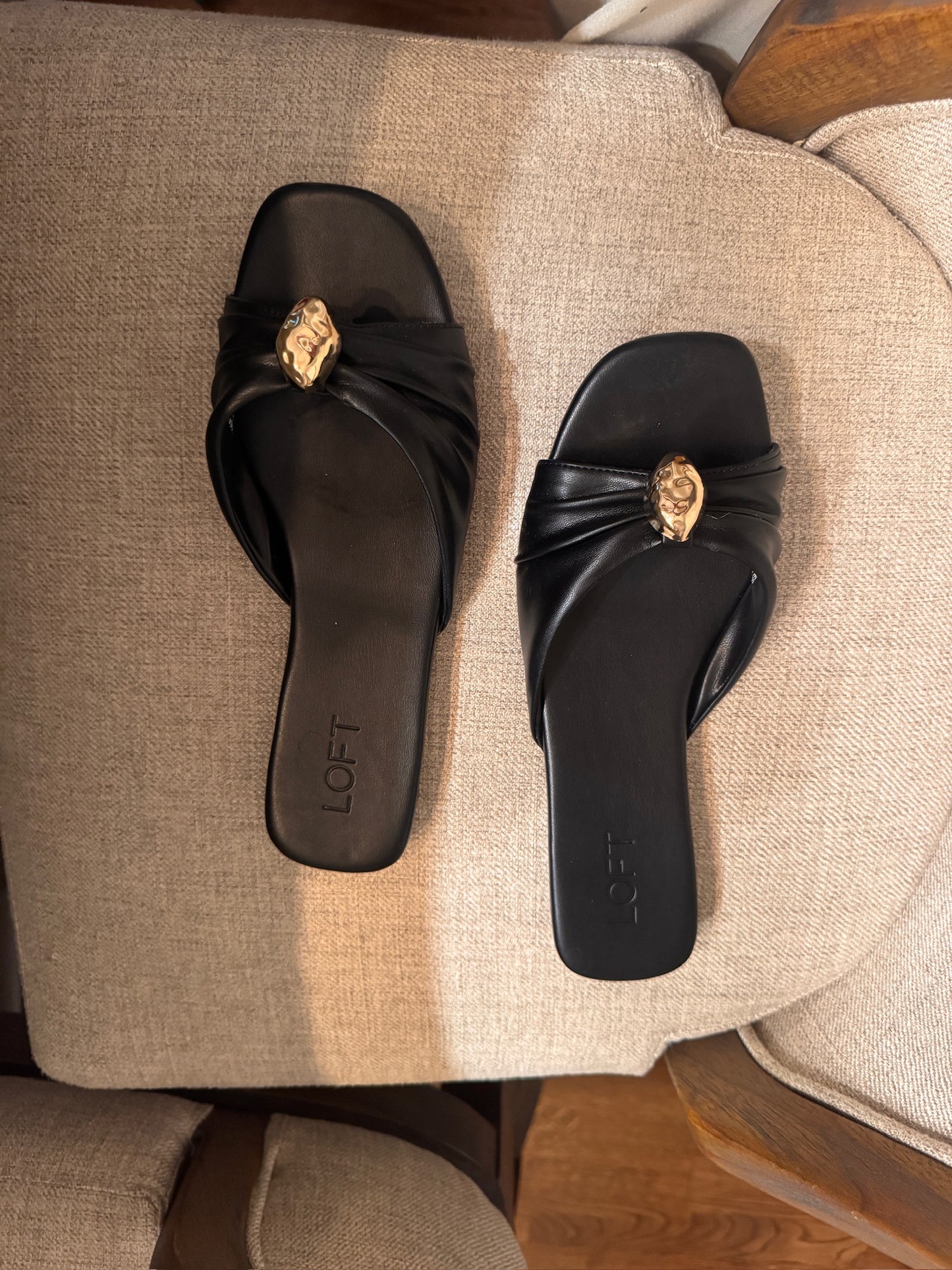 Loft Black Sandals