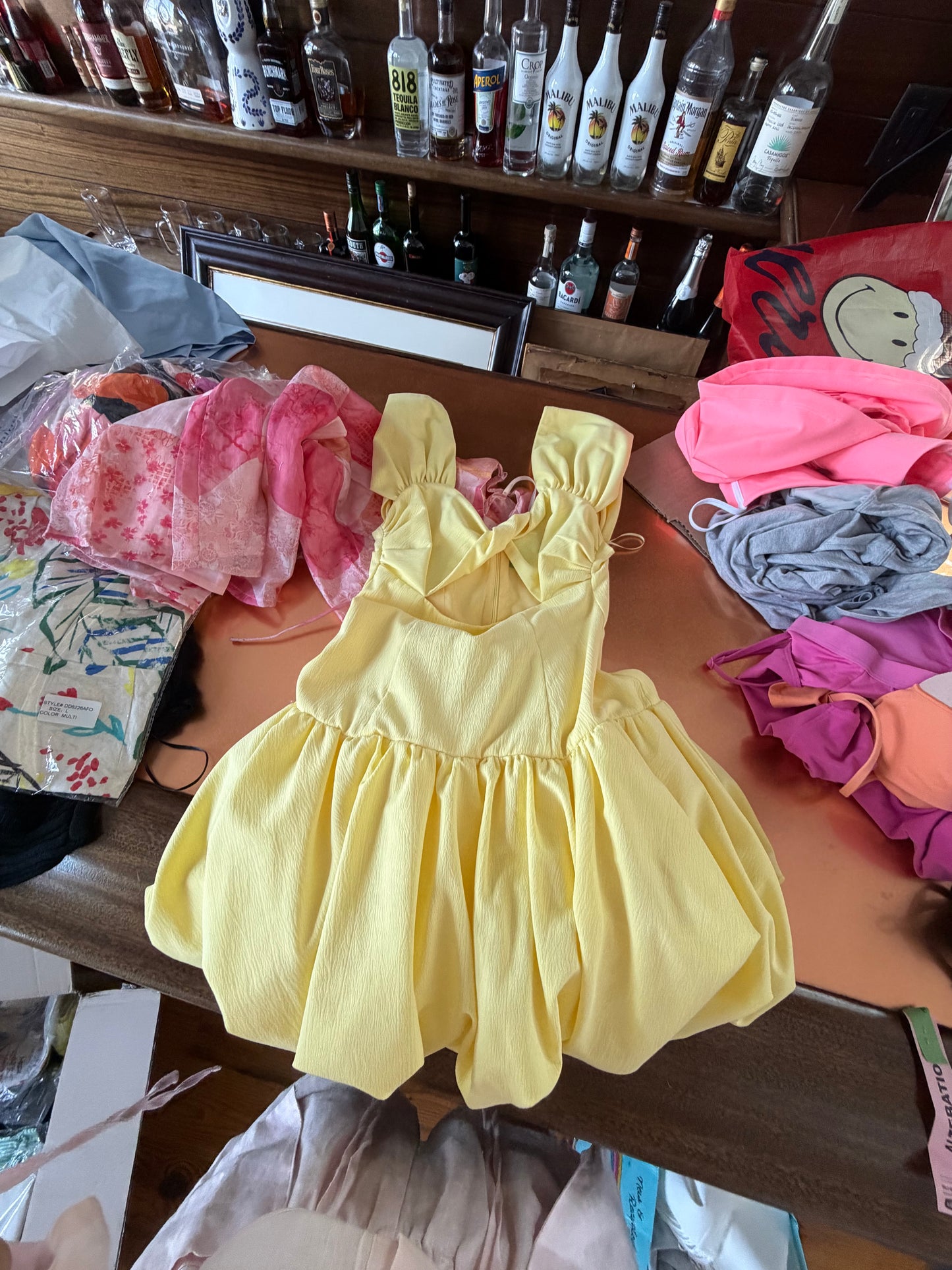REVOLVE More to Come Yellow Mini Dress