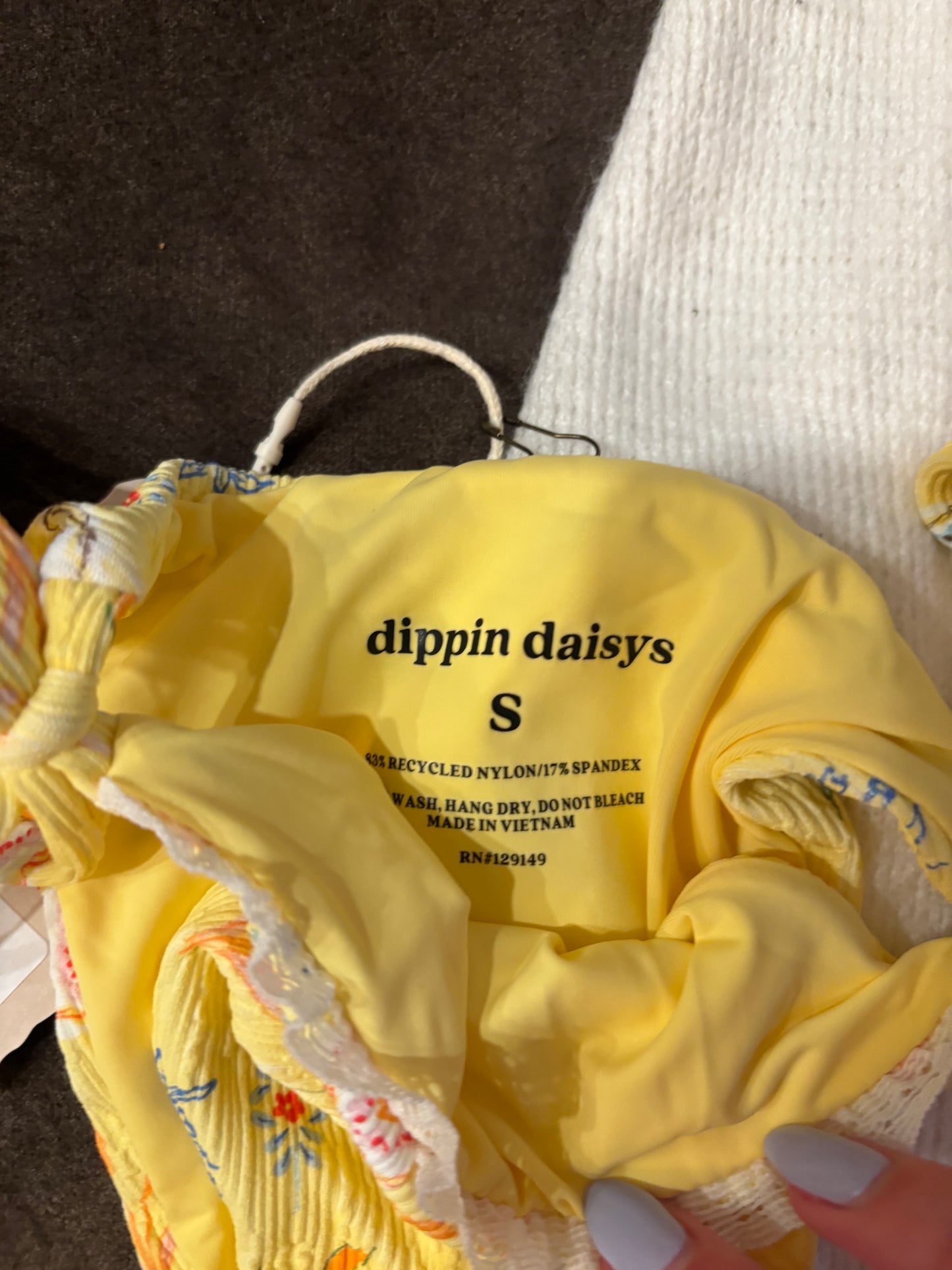 Dippin Daisys yellow bikini