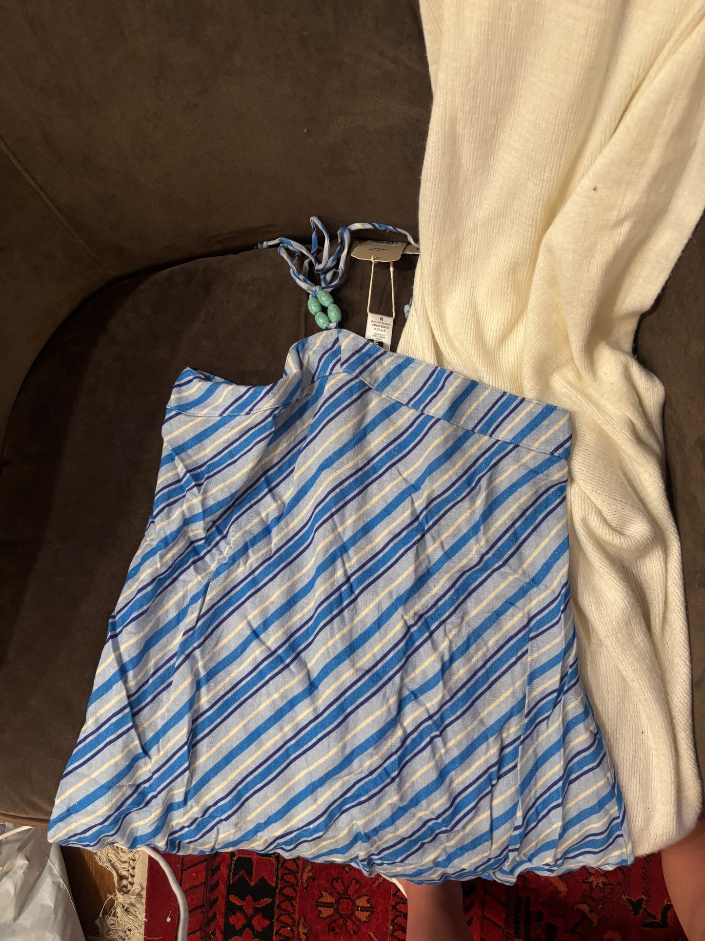 Dippin Daisys blue mini halter dress