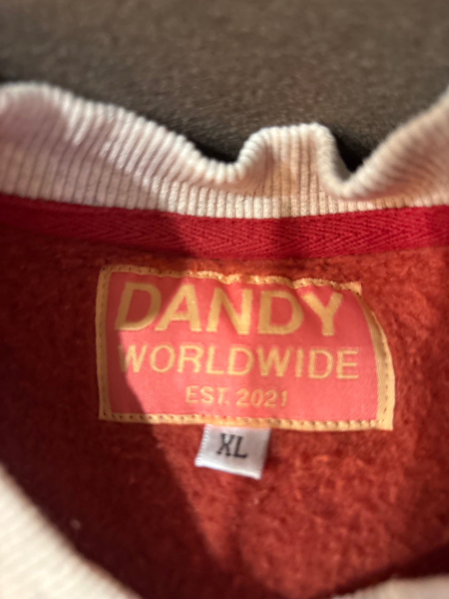 Dandy orange crew neck