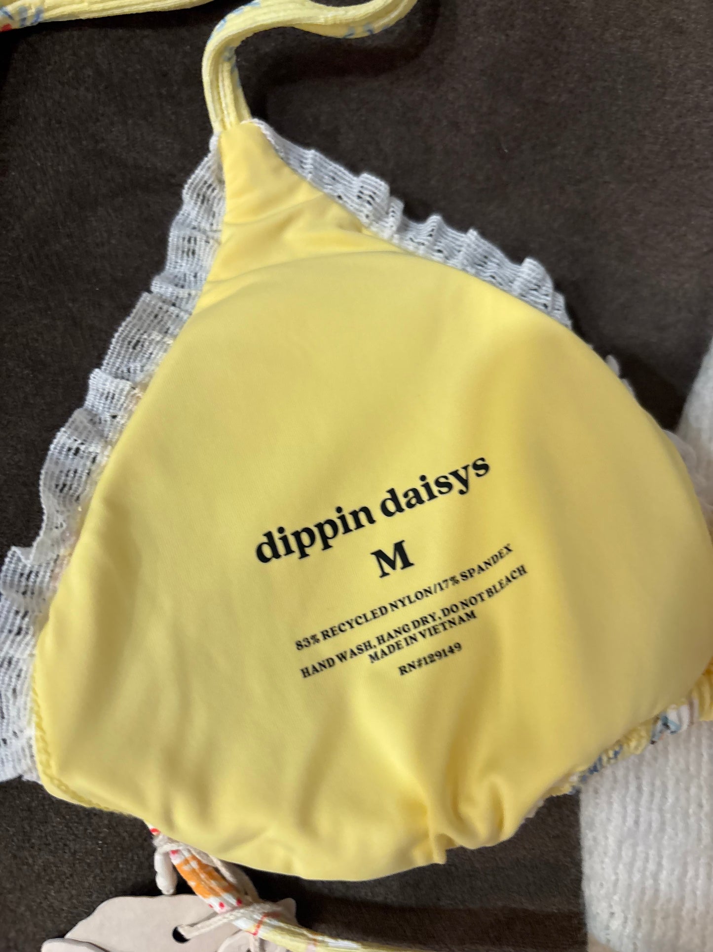 Dippin Daisys yellow bikini