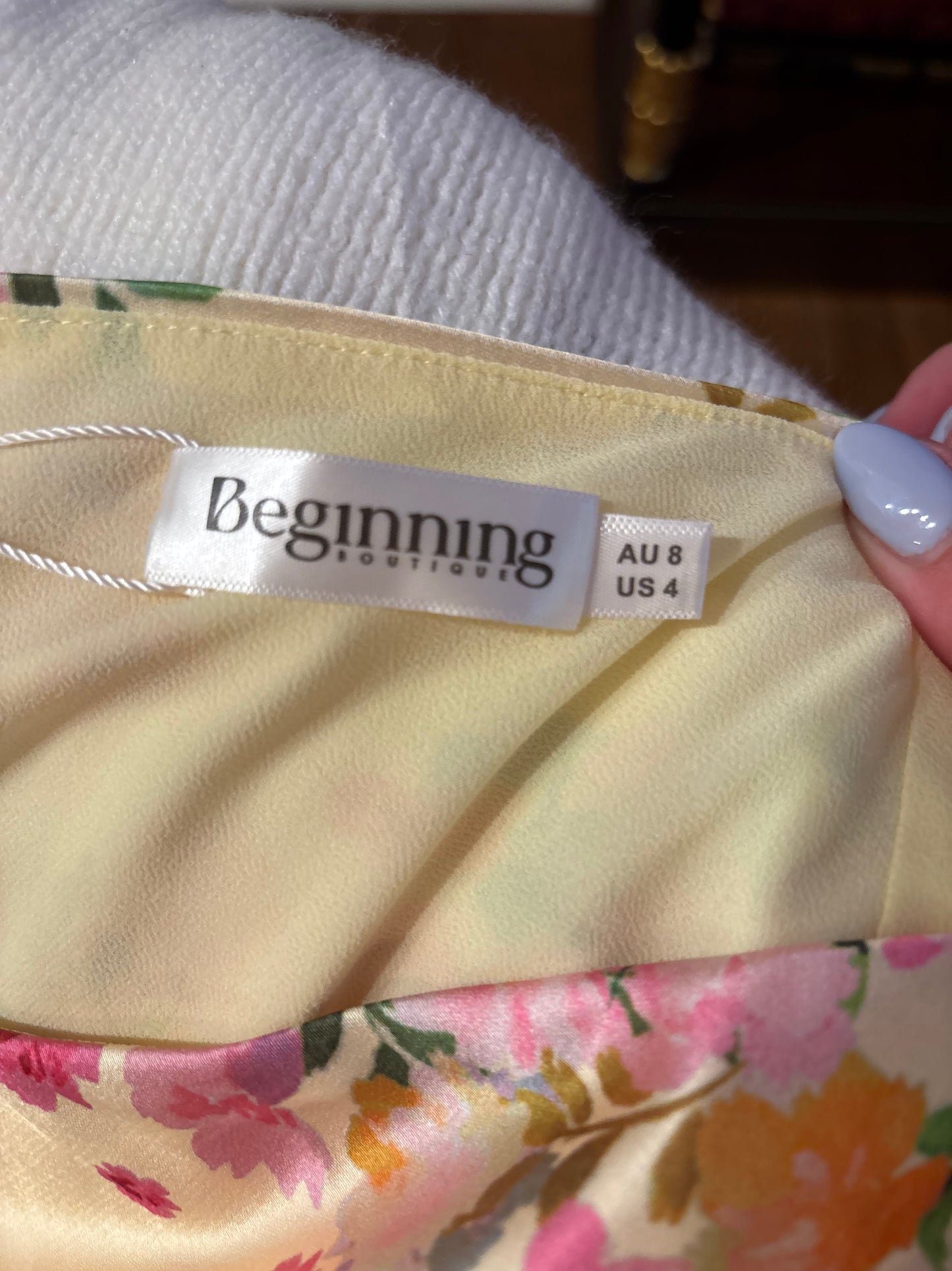 Beginning Boutique Yellow and Floral Set ($62 FOR SET)
