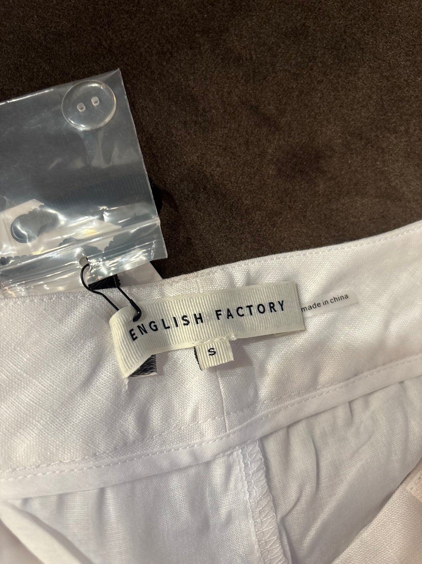 English Factory white top and pants set ($85 for set)