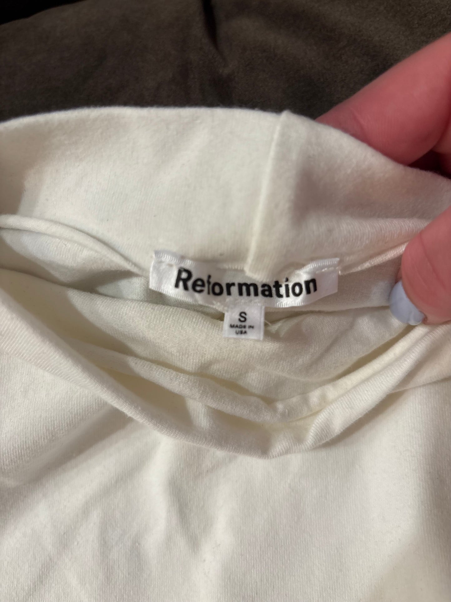 Reformation cream top