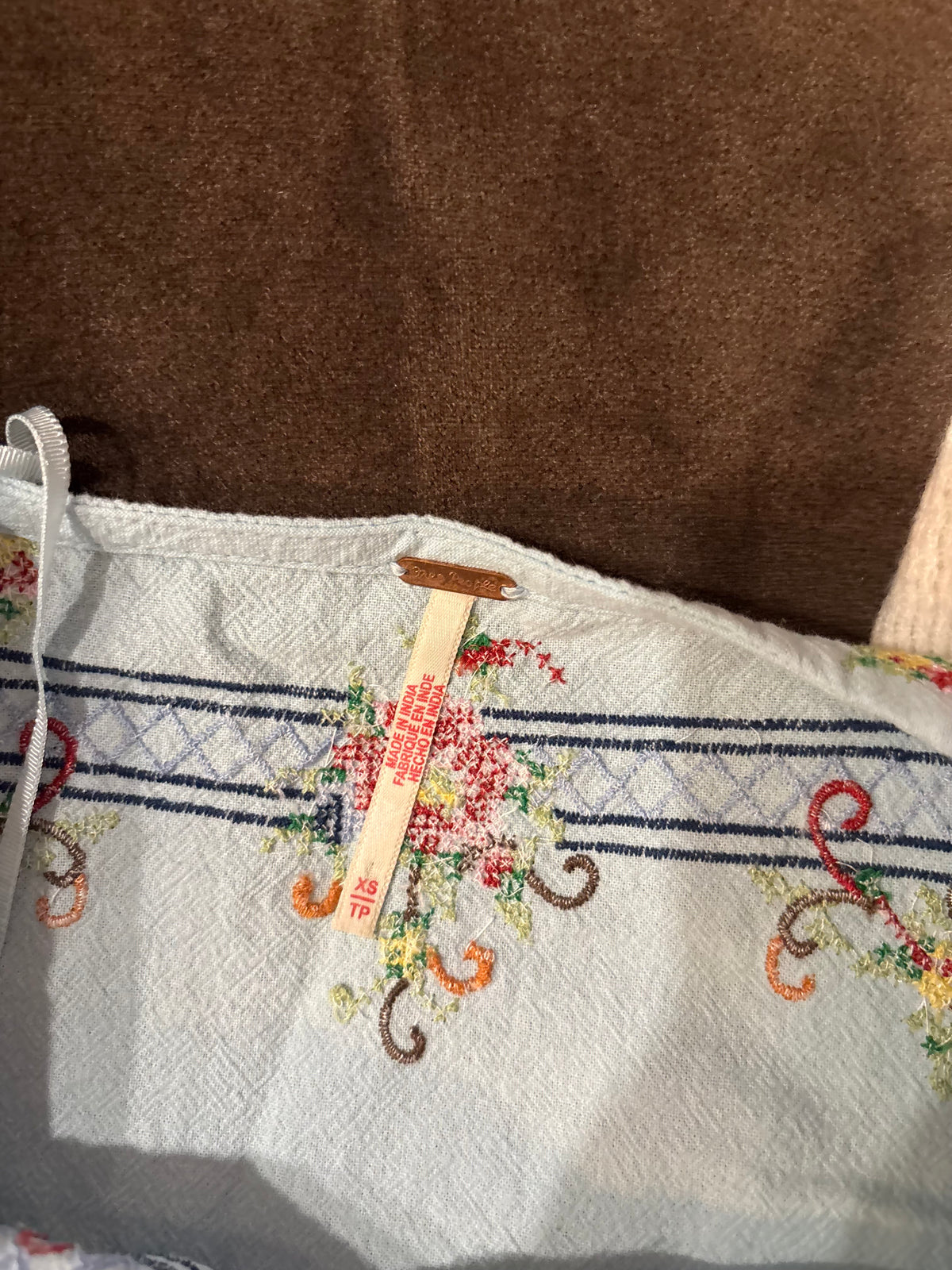 Free people blue top