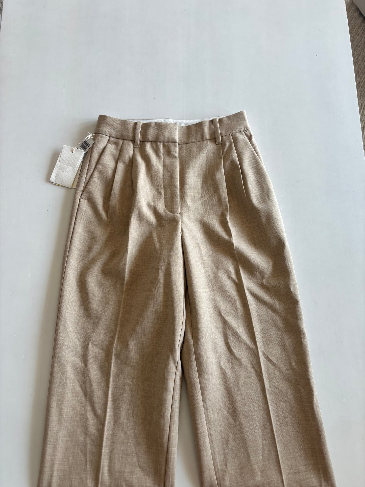 Aritzia Beige Pleated Pants (RETAIL PRICE: $148)
