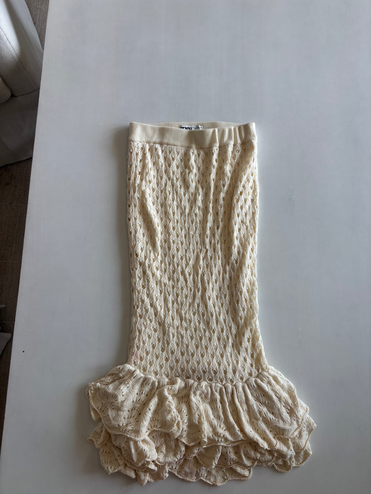 Beachriot cream maxi skirt XS