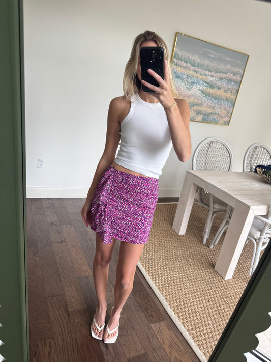 Intermix Purple Skirt