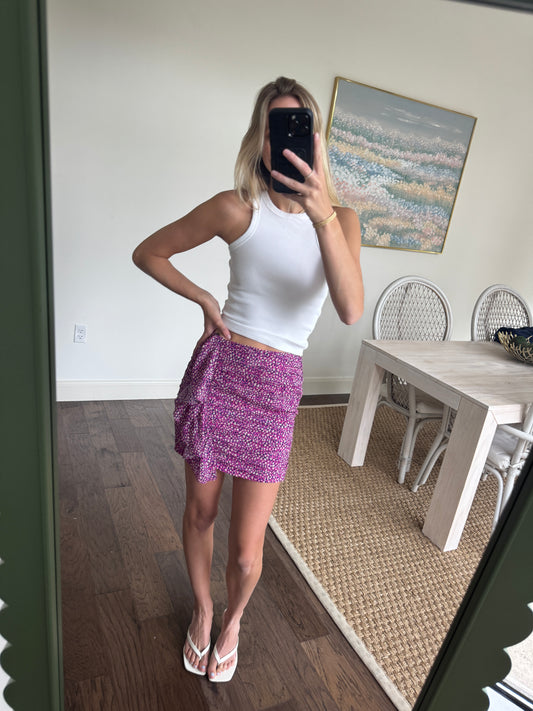 Intermix Purple Skirt