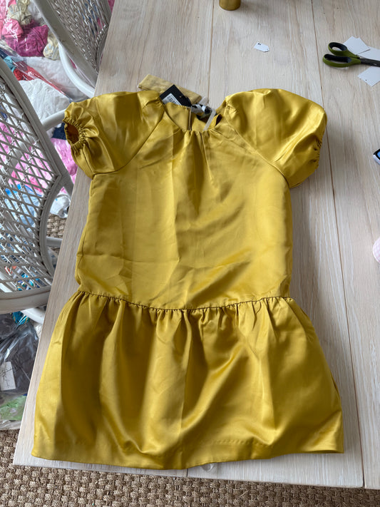 Cynthia Rowley Golden Yellow Mini Dress