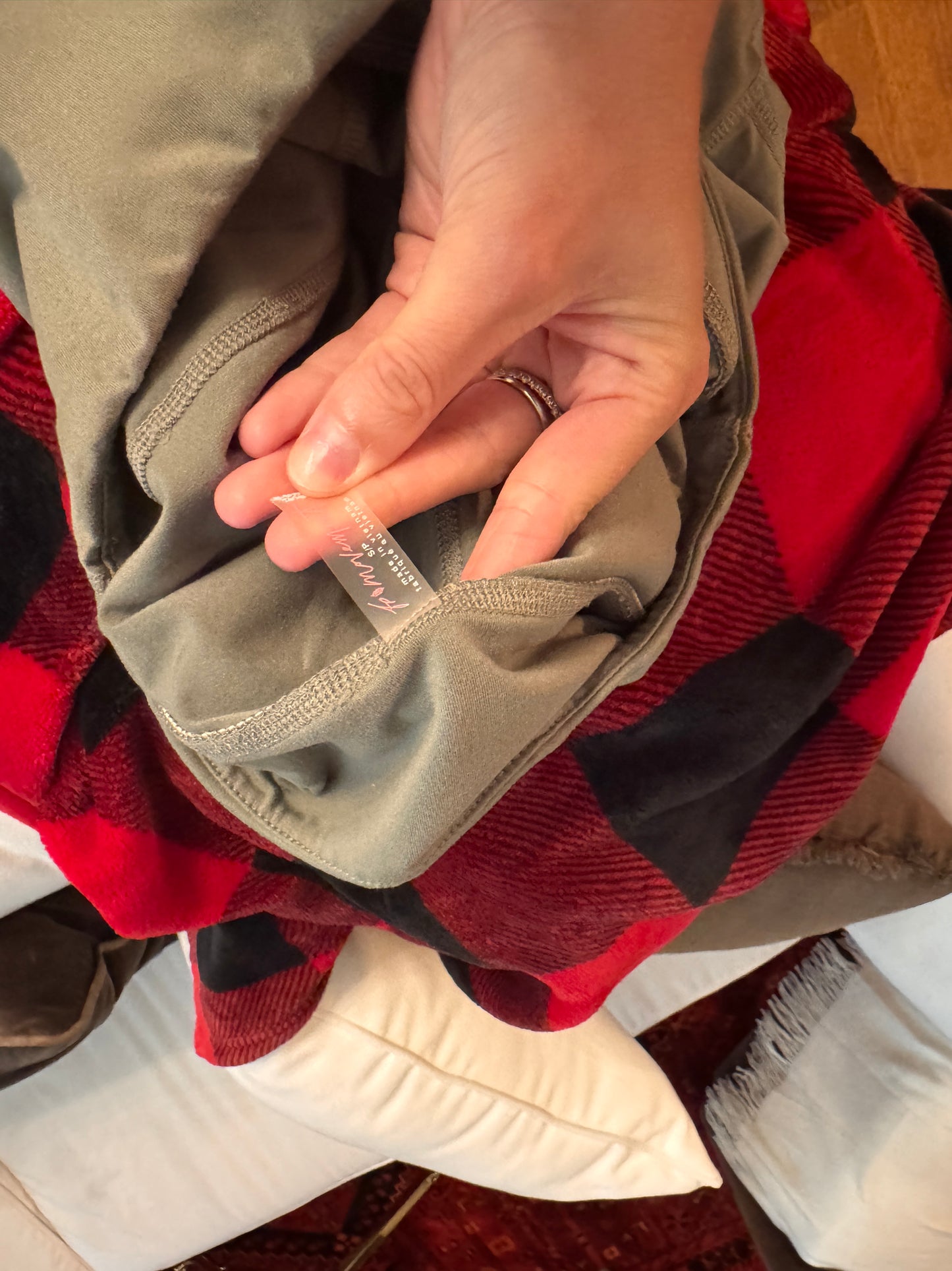 Free People Olive Biker Shorts
