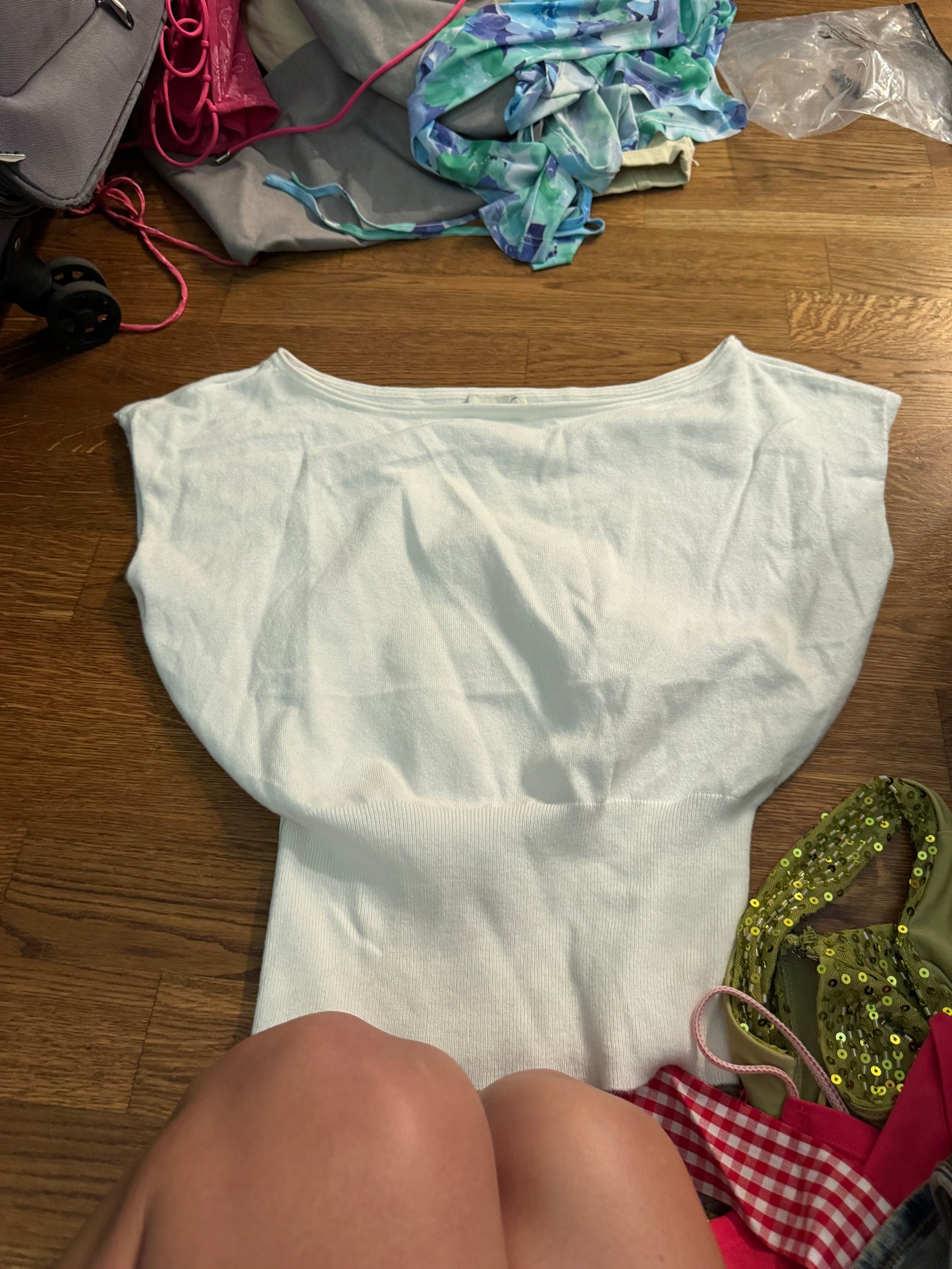 Your Favorite White Synch Top